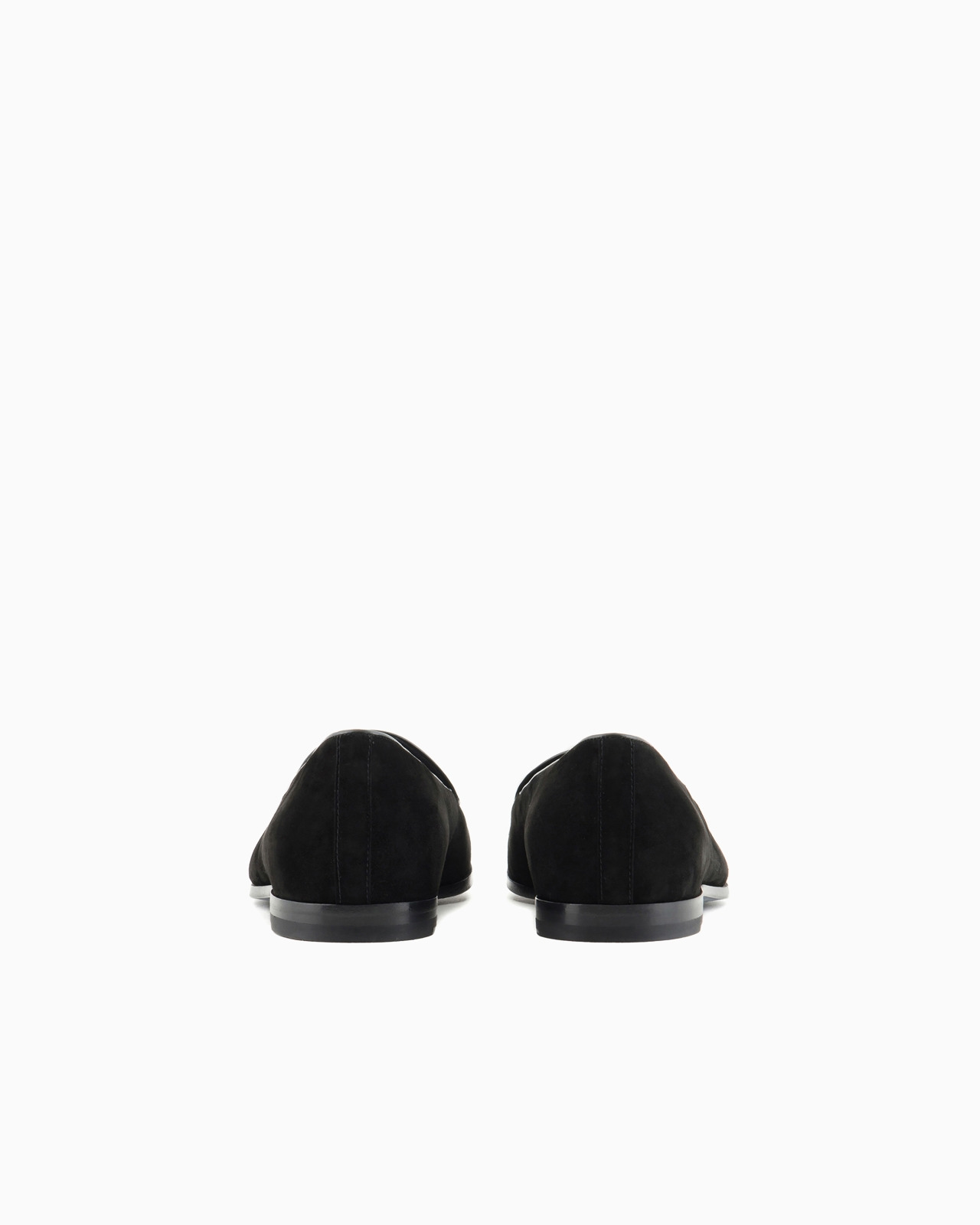 Suede loafers with embroidered logo - 4