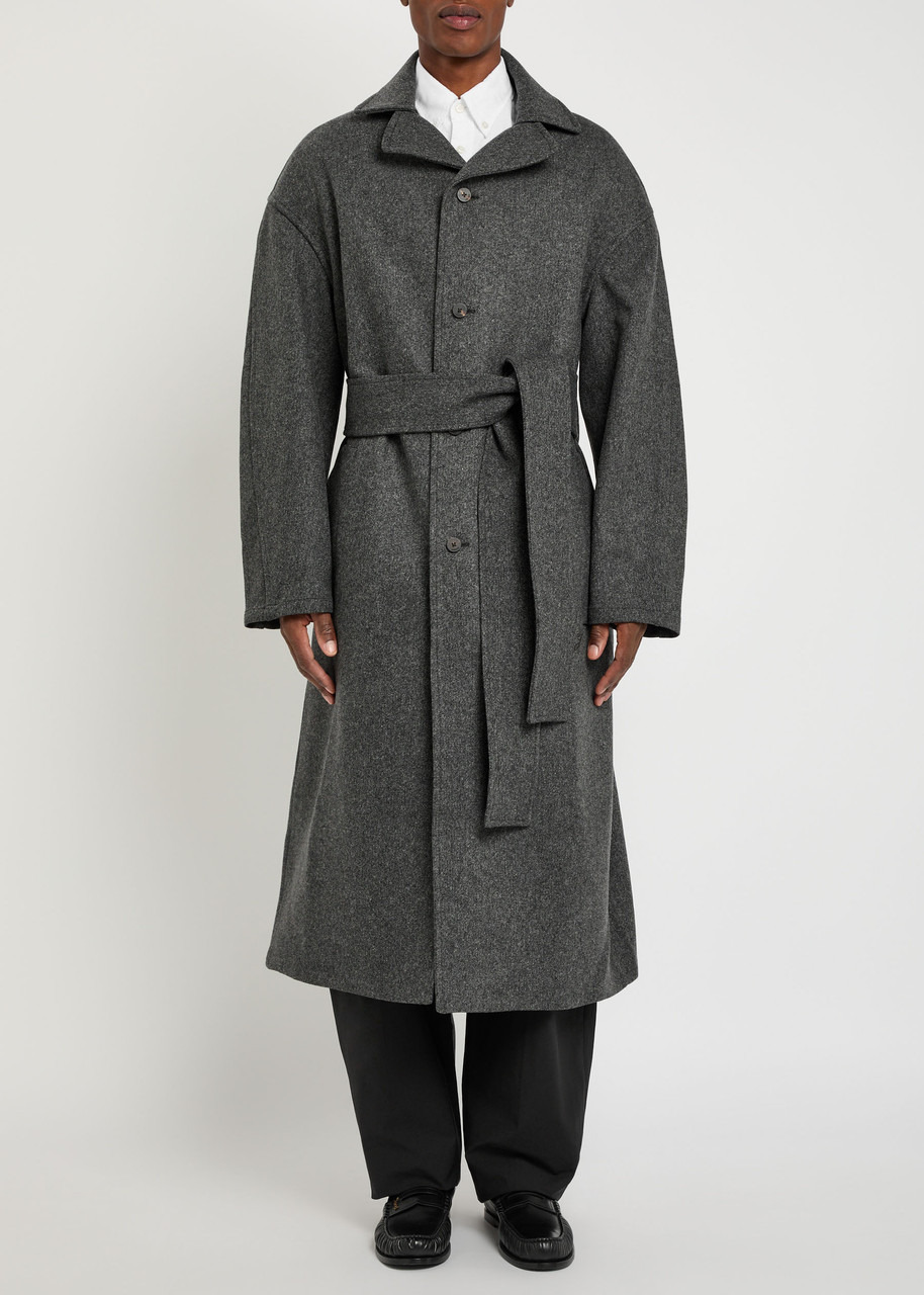 Jacquemus Le Manteau Citta Belted Wool-blend Trench Coat - 2