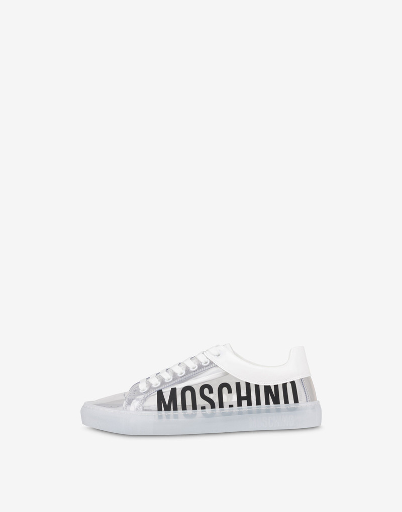 TRANSPARENT PVC SNEAKERS WITH LOGO 2