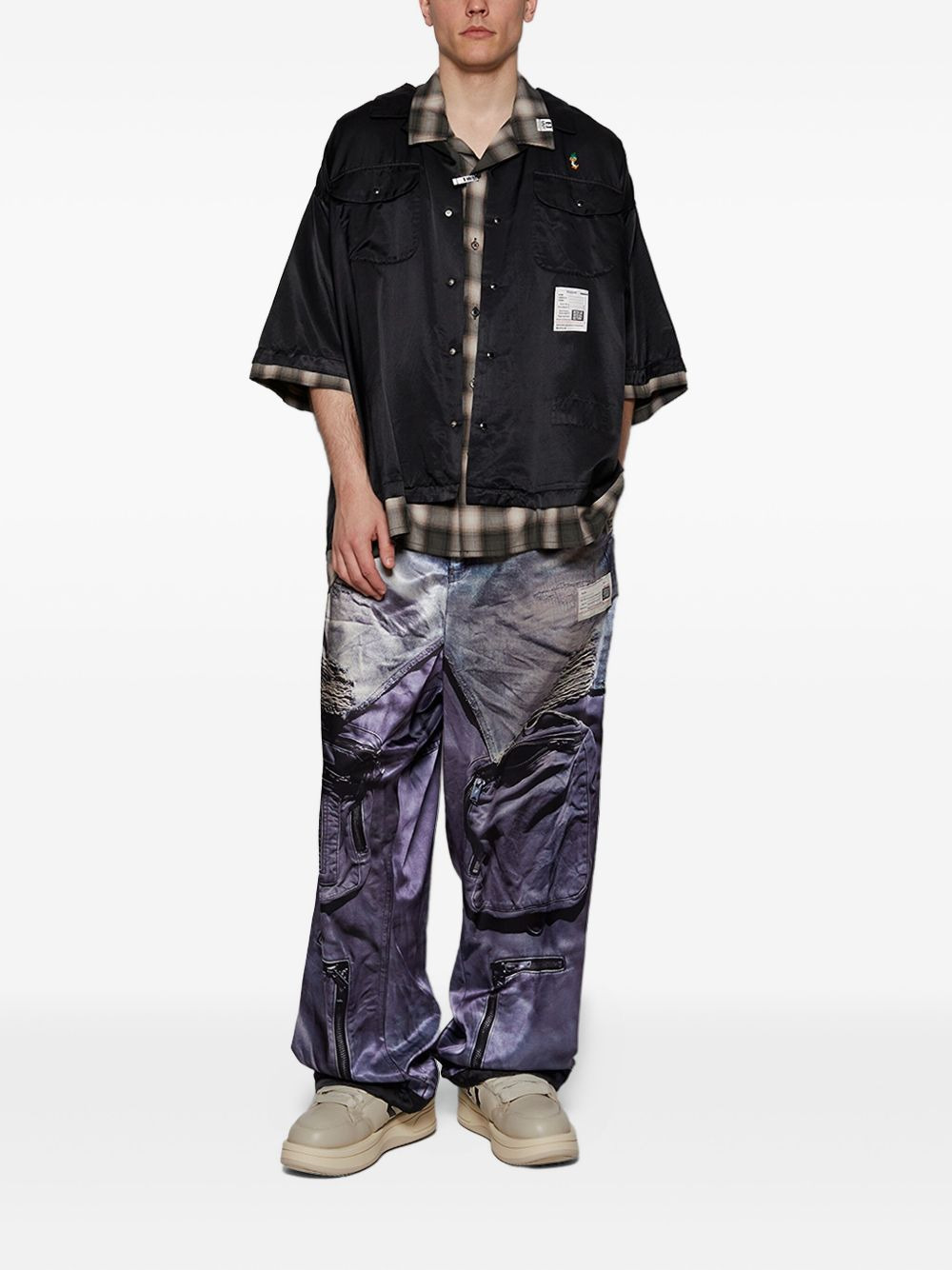 DOUBLE LAYERED S/S SHIRTS - 2