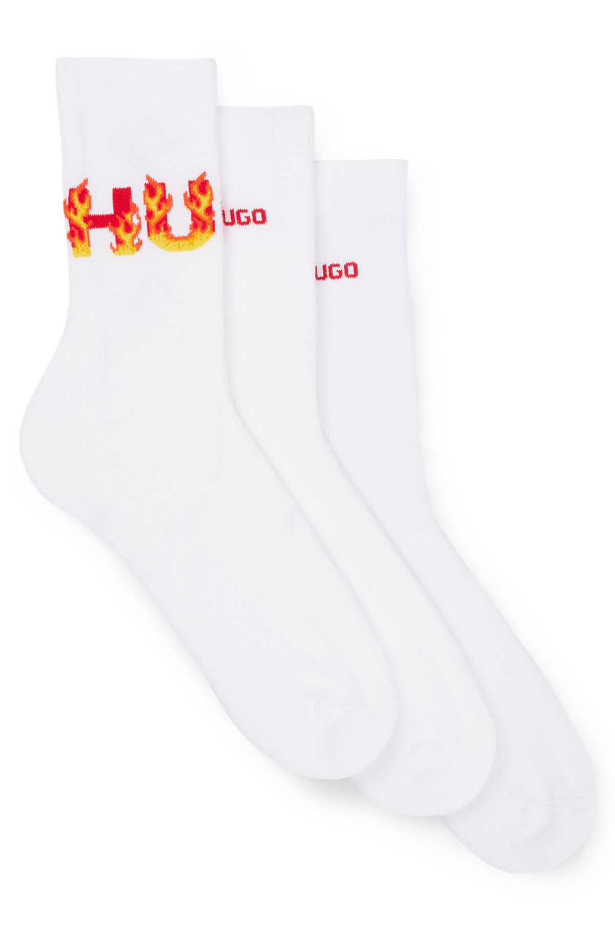 THREE-PACK OF SHORT-LENGTH SOCKS WITH LOGO DETAILS - 1