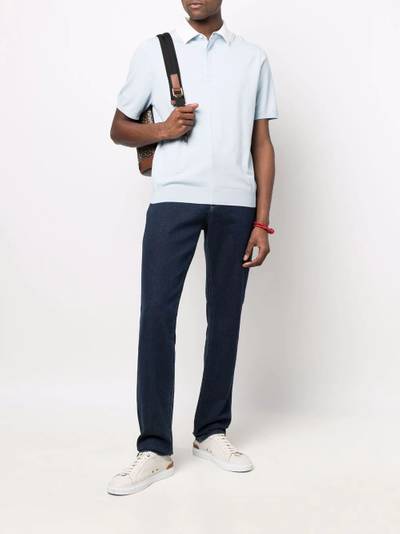 Paul Smith Contrast-Collar polo shirt outlook