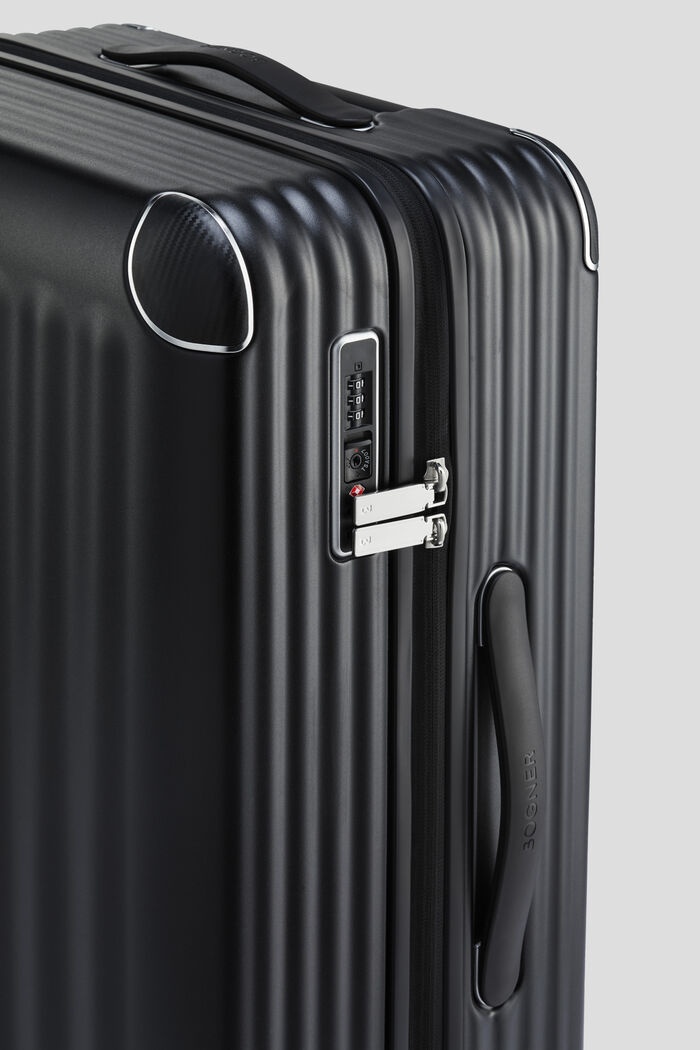 Piz Deluxe medium hard shell suitcase in Black - 6
