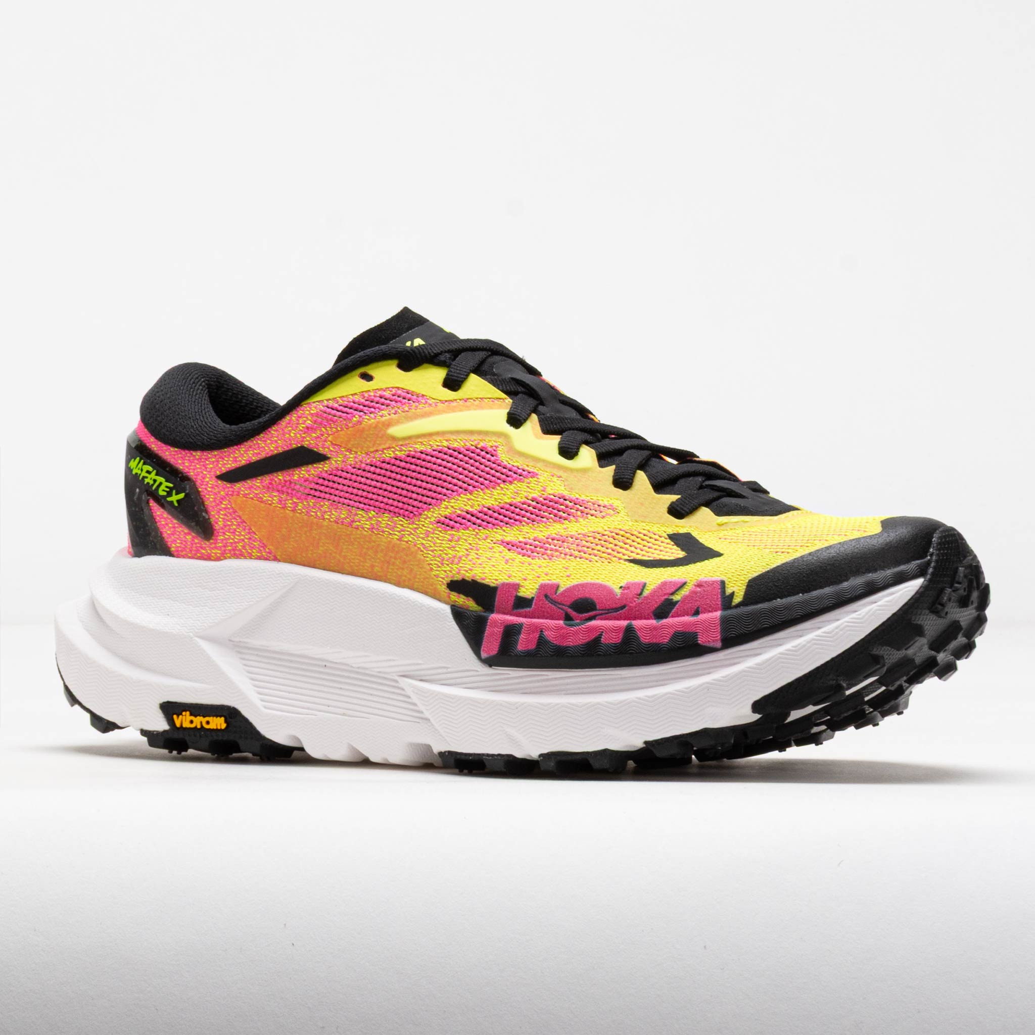 HOKA Mafate X Women's Neon HOKA Citrus/Neon Rose - 5