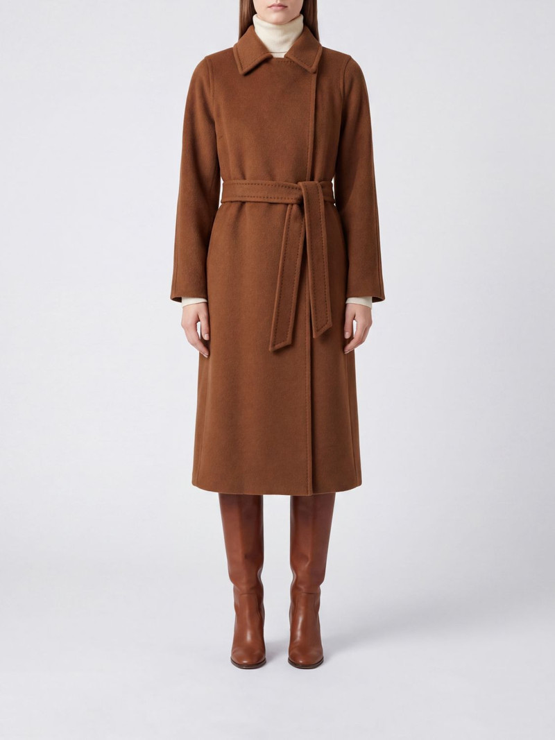 MAX MARA Coat Woman color Leather 1