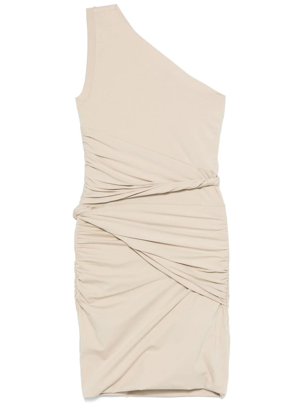 one-shoulder organic cotton dress - 1