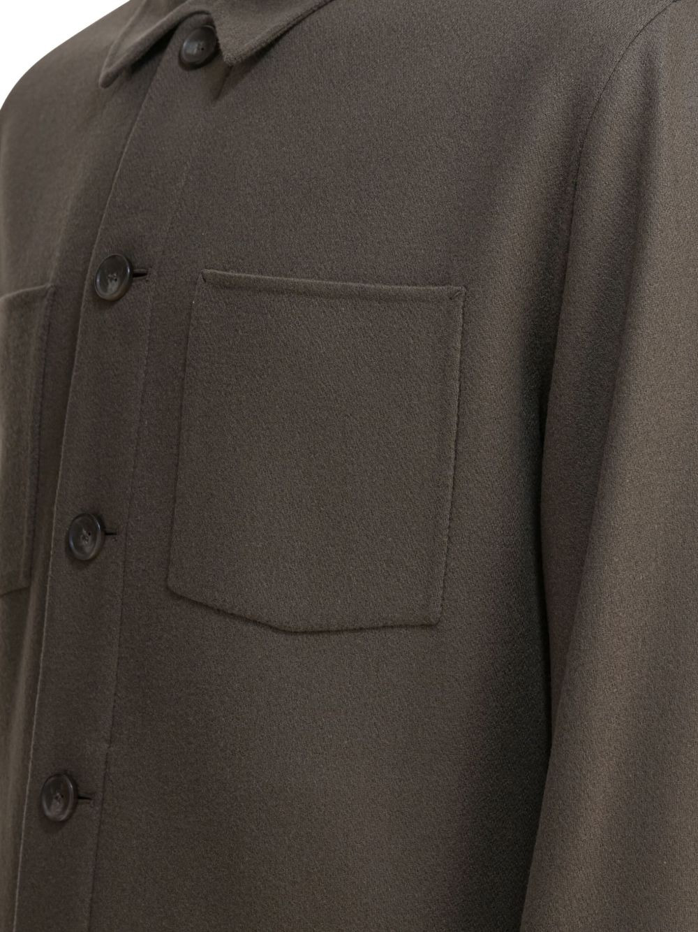button-front patch-pocket jacket - 4