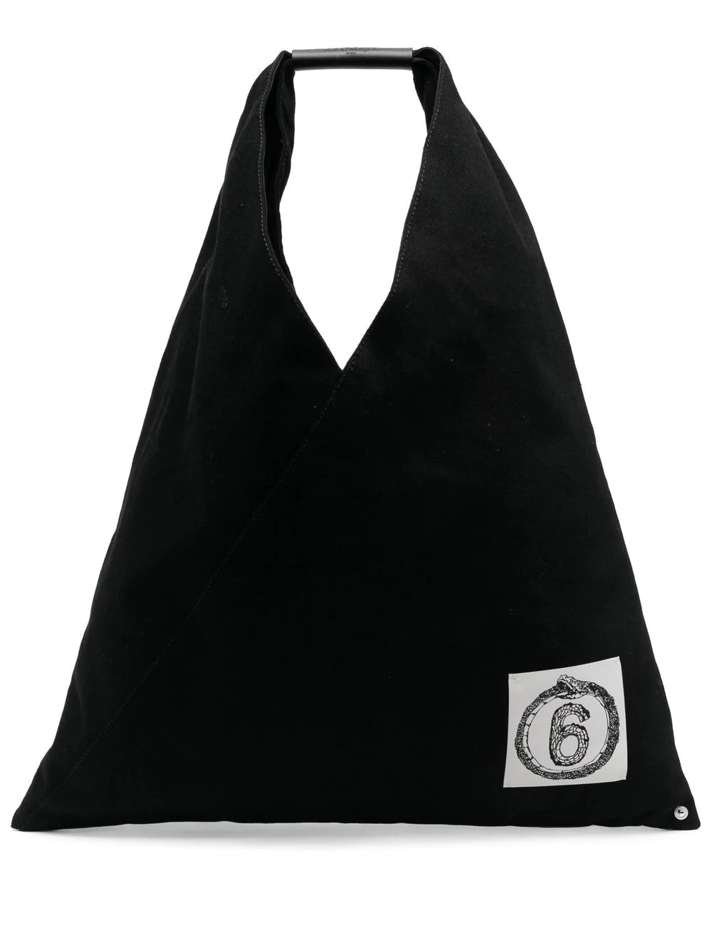 logo top-handle tote - 1