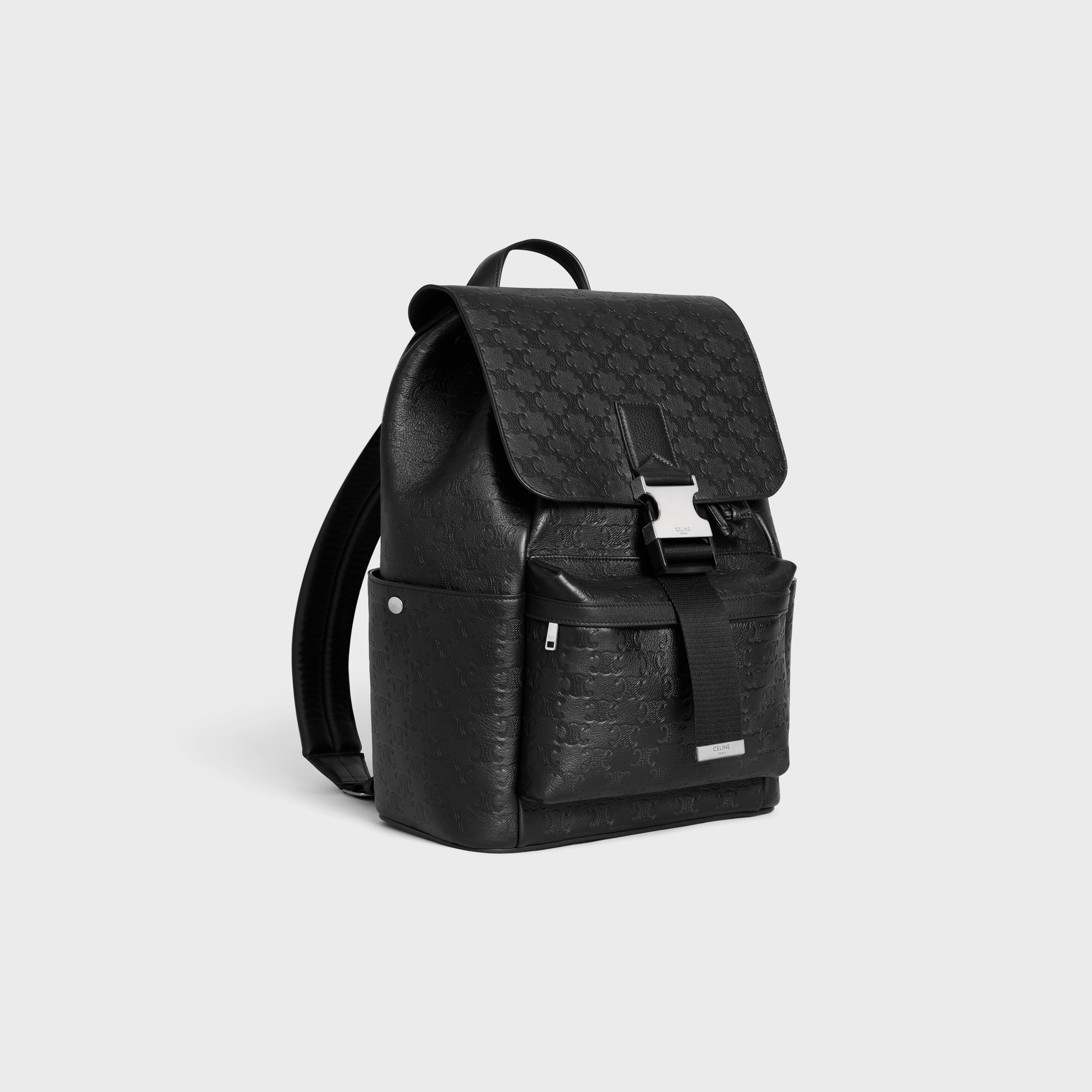 BACKPACK IN CALFSKIN WITH TRIOMPHE EMBOSSED - 2