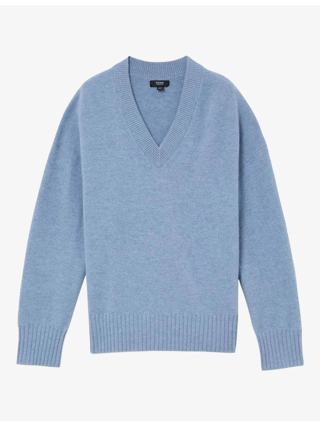 Alberz V-Neck Wool and Cashmere Jumper - 1