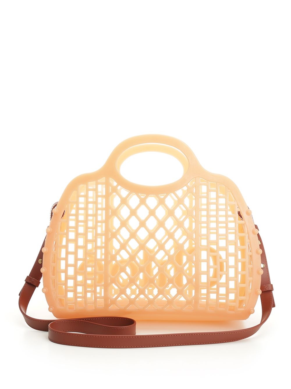 S517 - Chloe Cage Handbags Beige - 3