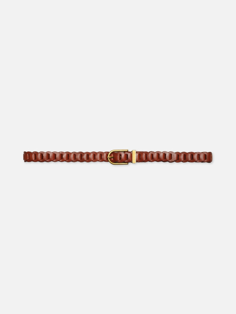Braided Belt in Whiskey - 1