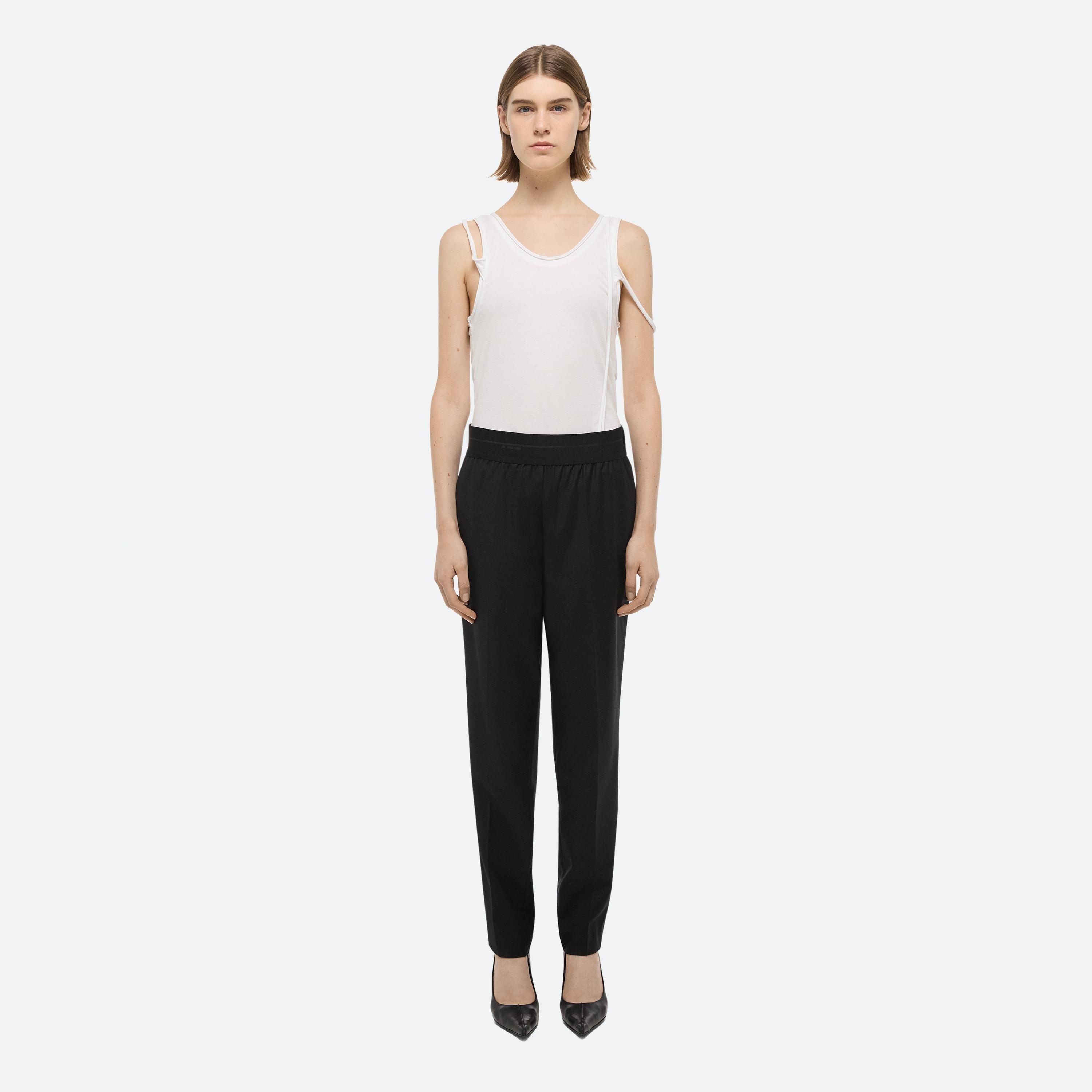 TAPERED WOOL TROUSERS - 3