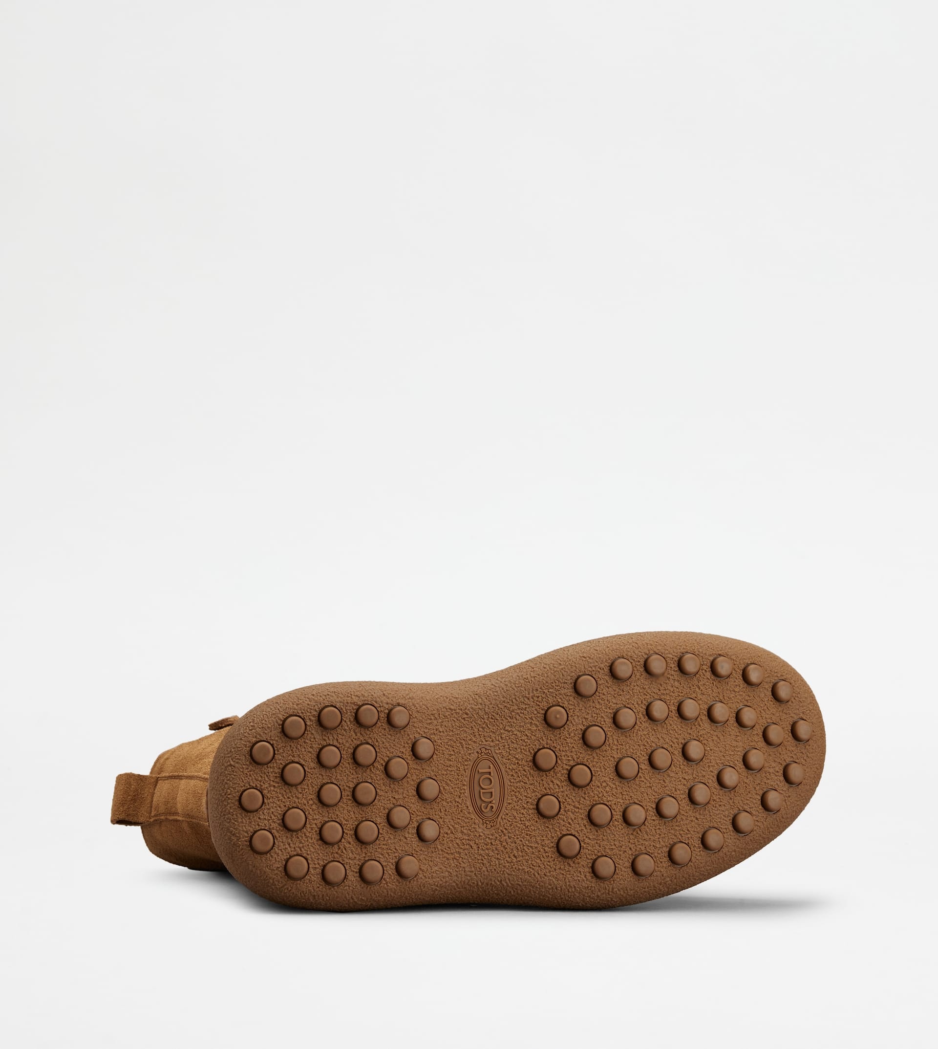 TOD'S W. G. LACE-UP ANKLE BOOTS IN SUEDE - BROWN - 4