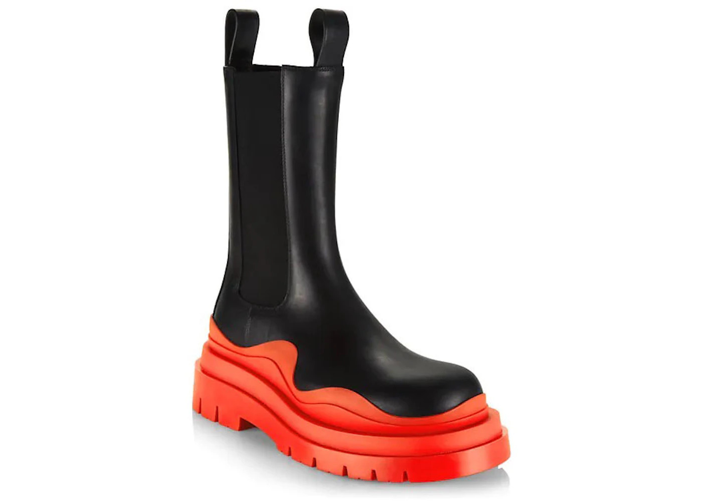 Bottega Venetta Tire Boot Black Orange - 2