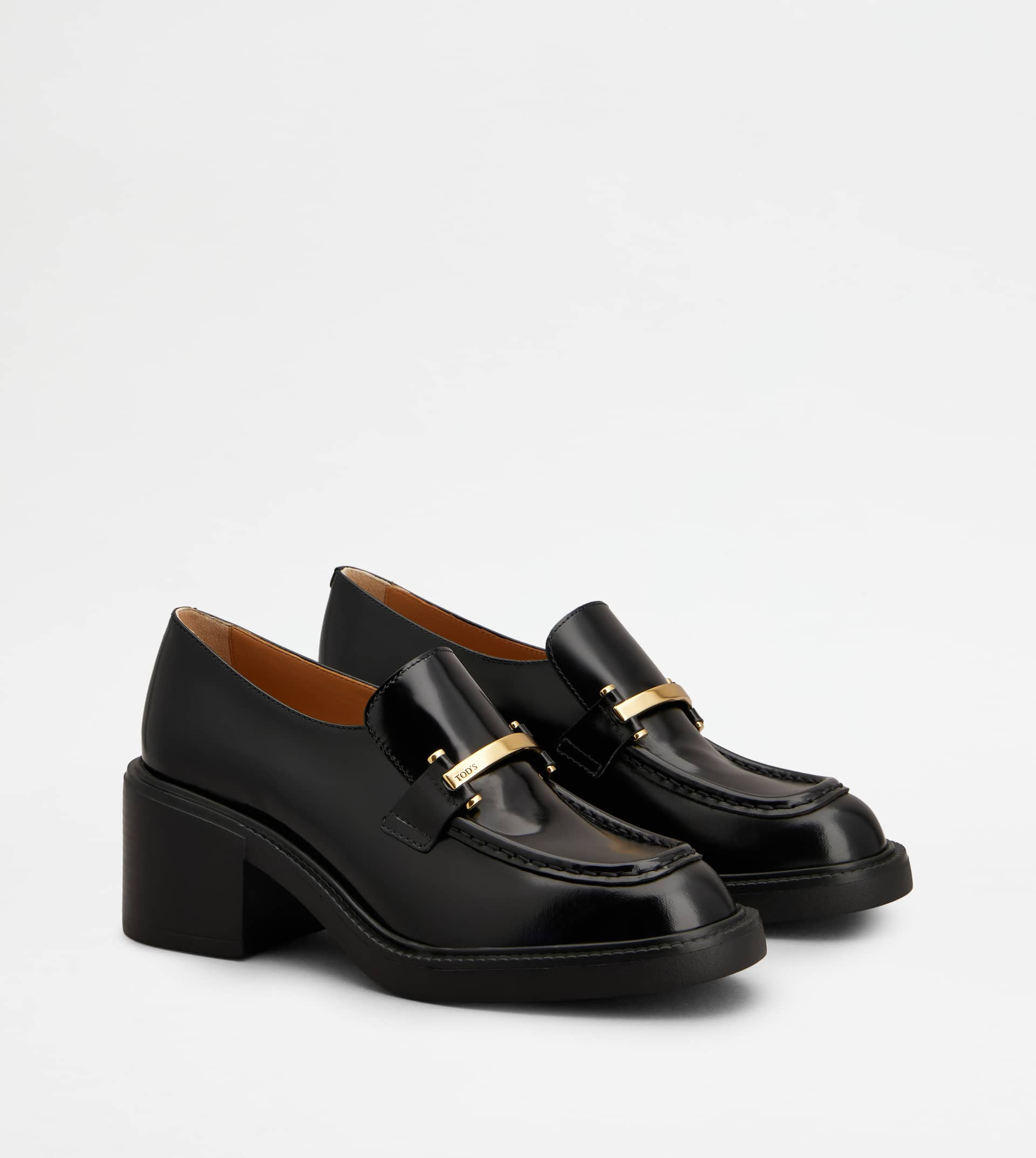 LOAFERS IN LEATHER - BLACK - 2