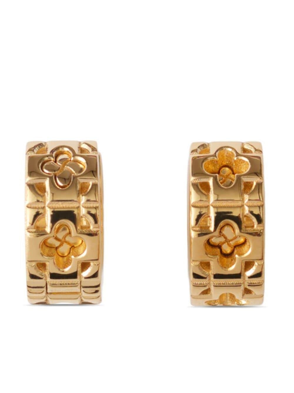 Burberry Rose hoop earrings | farfetch | REVERSIBLE