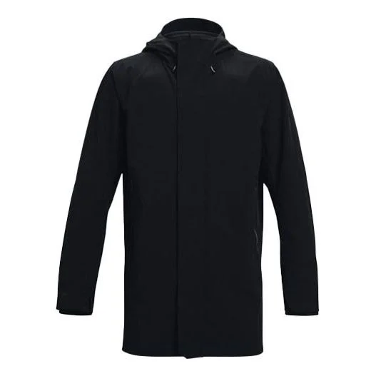 Under Armour Rush Shell Long Jacket 'Black' 1364904-001 - 1