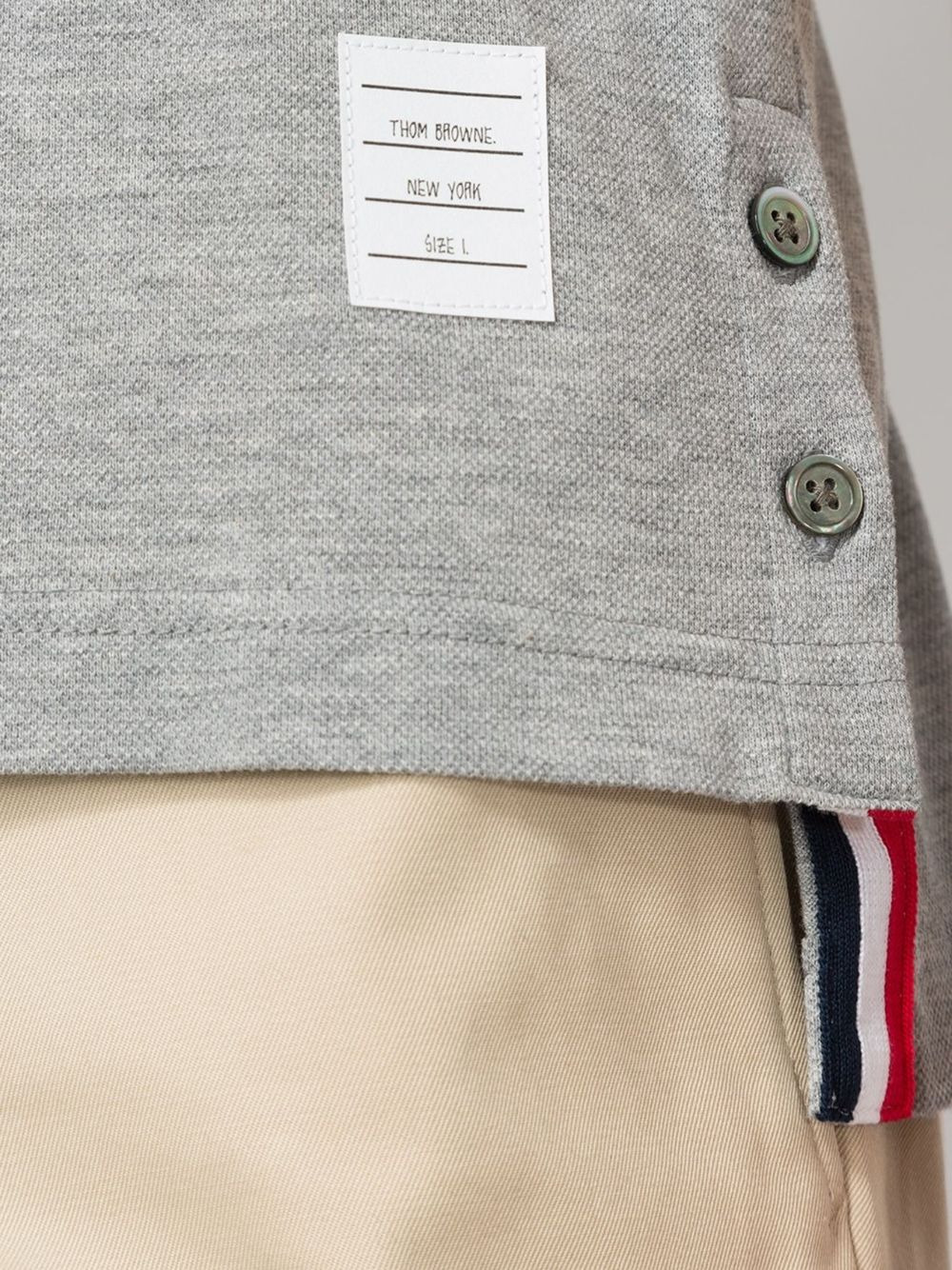 Thom Browne T-shirts and Polos Light Grey - 2