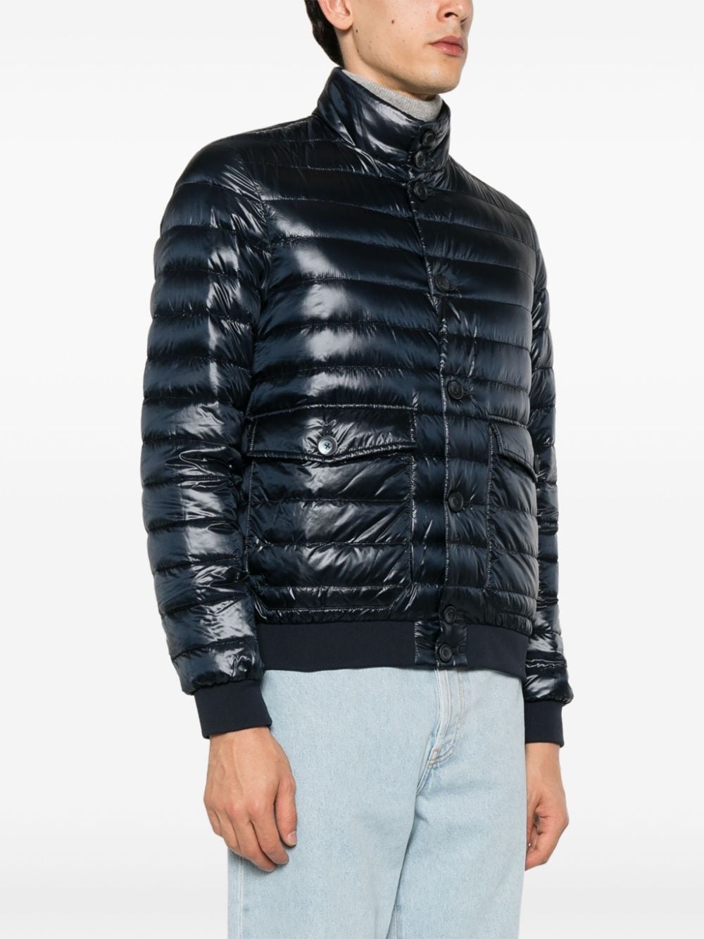 high-neck padded jacket - 3