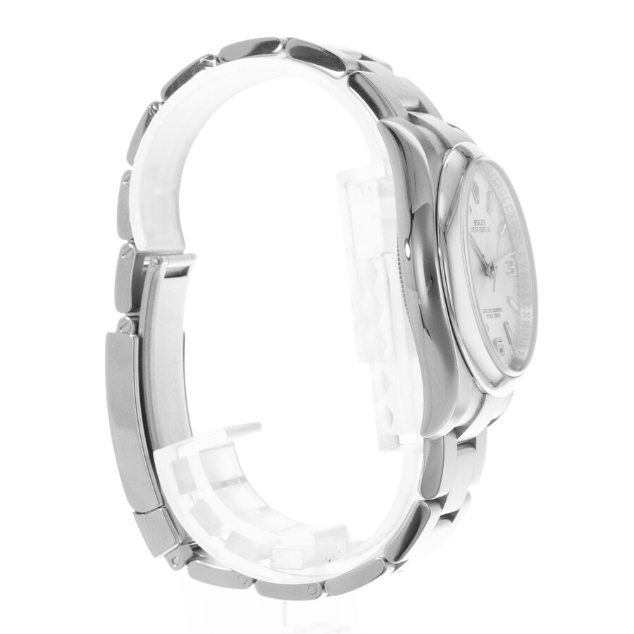 Pre-owned Rolex Oyster Perpetual 36 Automatic Chronometer Silver Dial Men's Watch 116000 SASO - 7