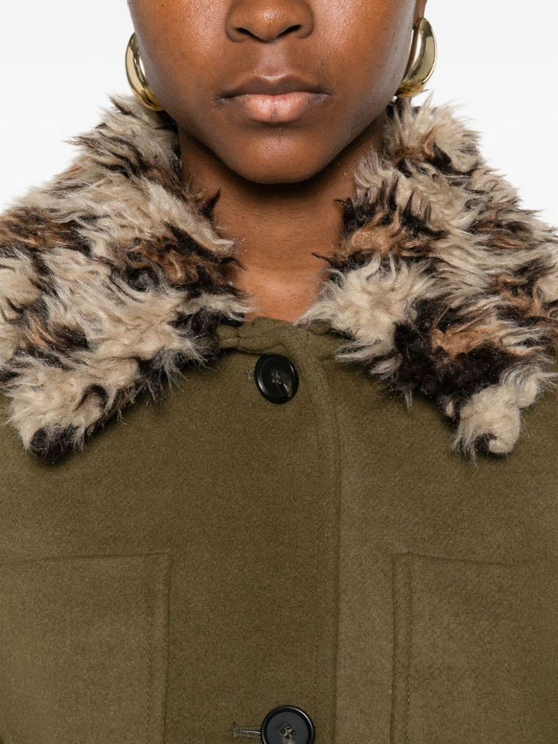 faux-fur collar coat 5
