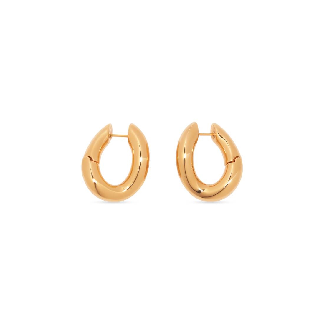 Women's Loop Earrings in Gold - 1