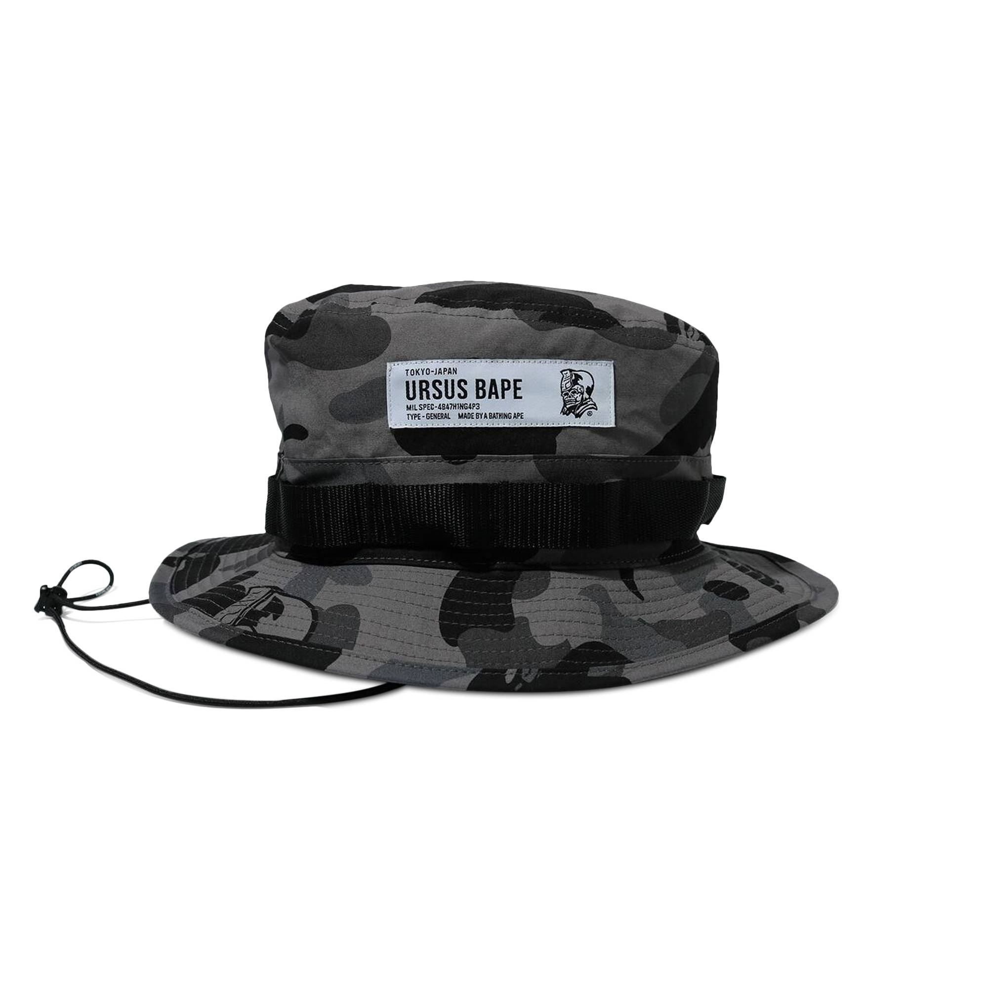 BAPE Ursus Camo Military Hat 'Black' - 3