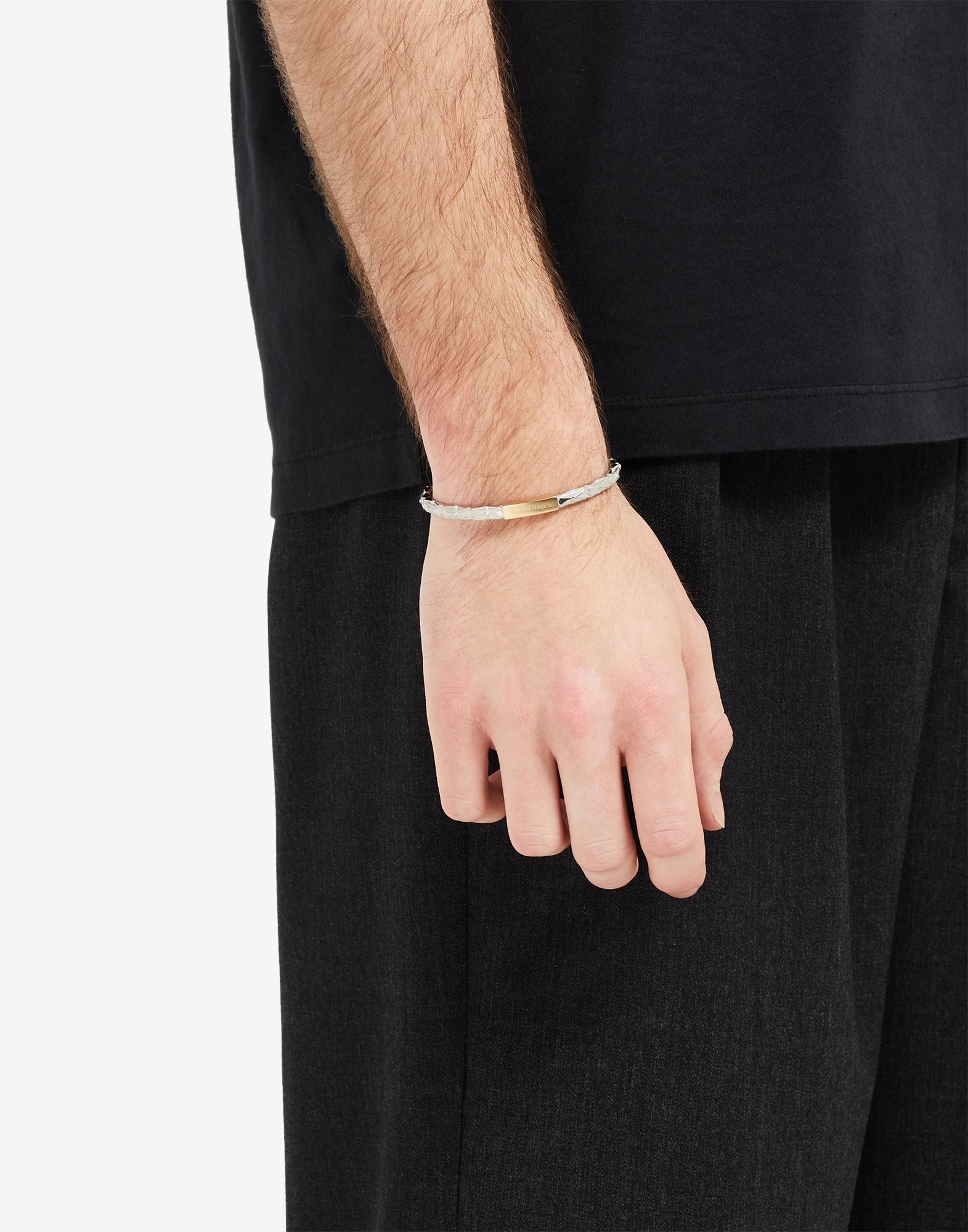 Logo two-tone bracelet - 4