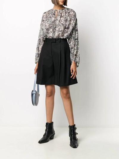 Isabel Marant Étoile paisley print oversized blouse outlook