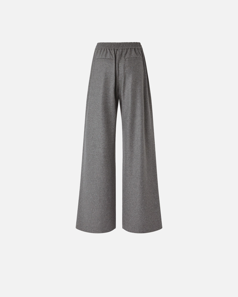 LONG WIDE-LEG WOOL-BLEND TROUSERS 6