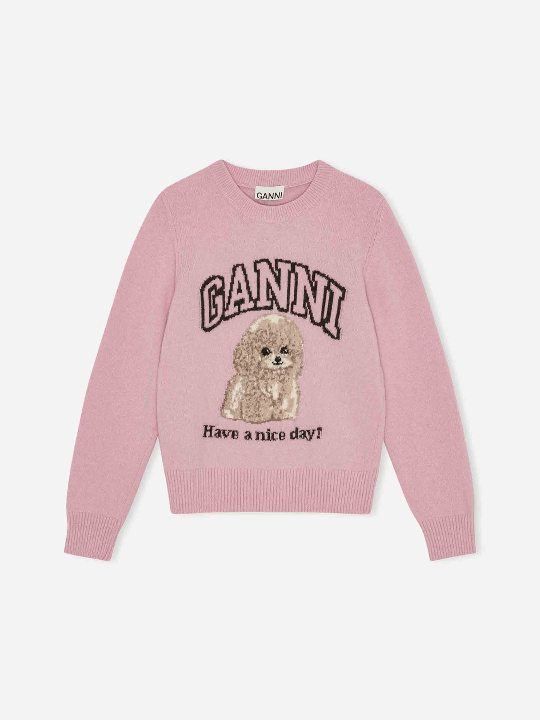 POODLE KNIT JERSEY - 1