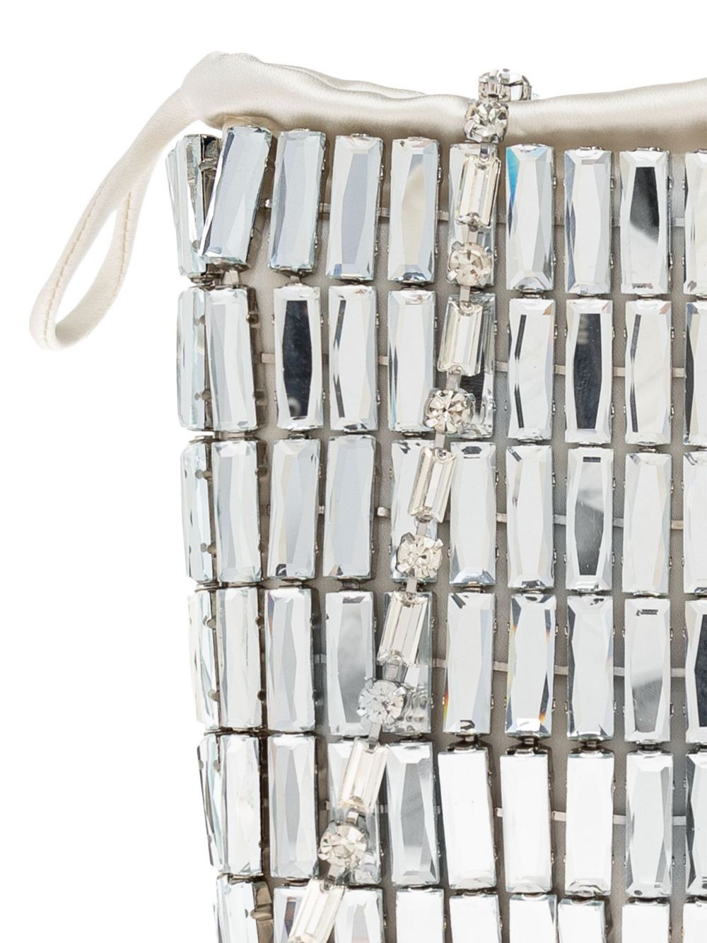 crystal-embellished drawstring tote bag - 5