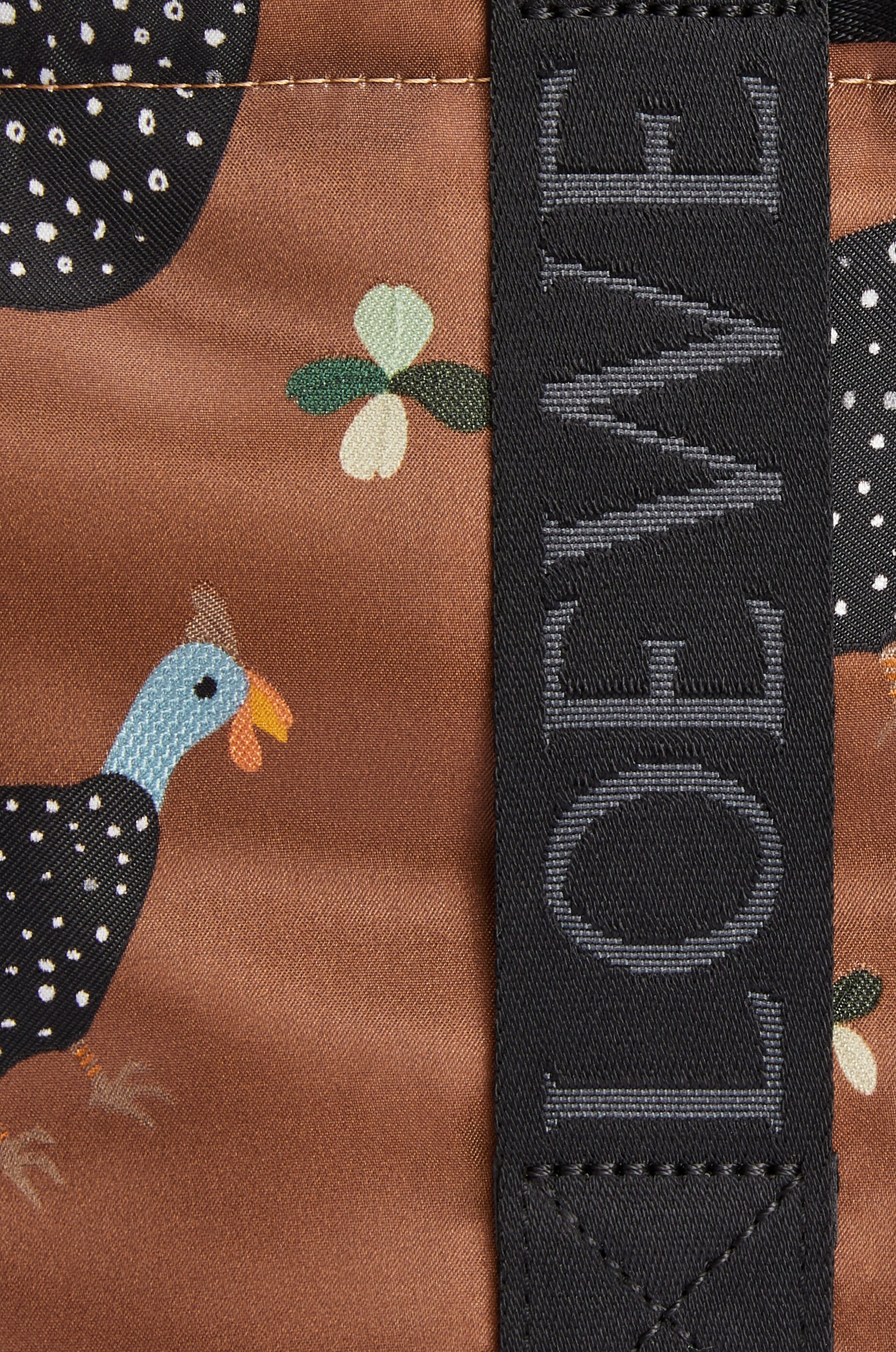 Guinea Fowl Fold Shopper in nylon - 6