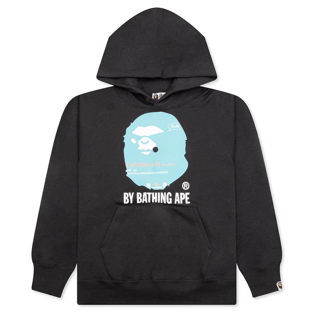 PULLOVER HOODIE - BLACK - 1