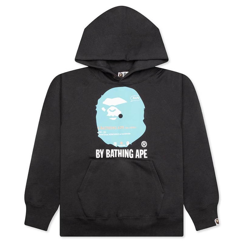 PULLOVER HOODIE - BLACK - 1