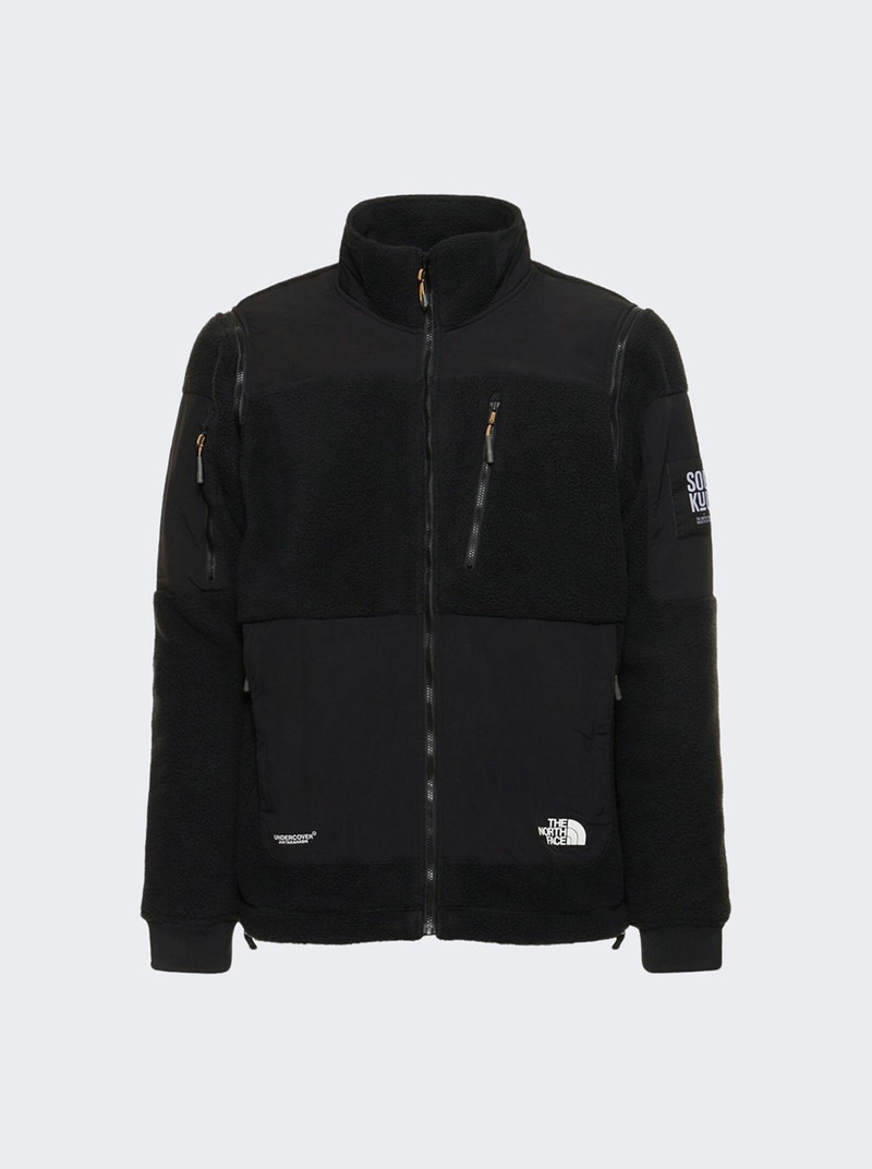 X Undercover Zip Fleece Jacket Black - 1
