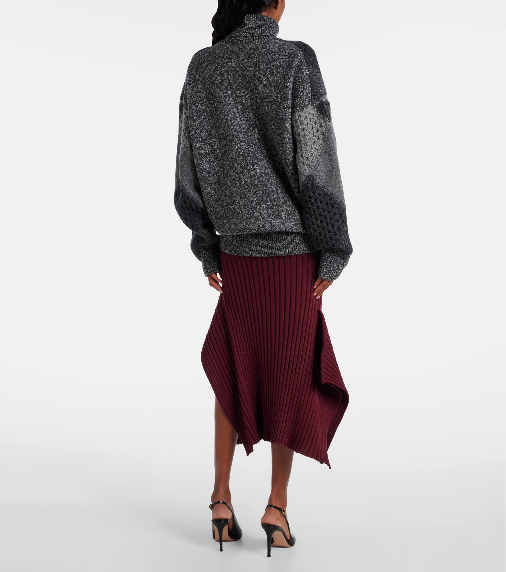 Virgin wool turtleneck sweater - 3