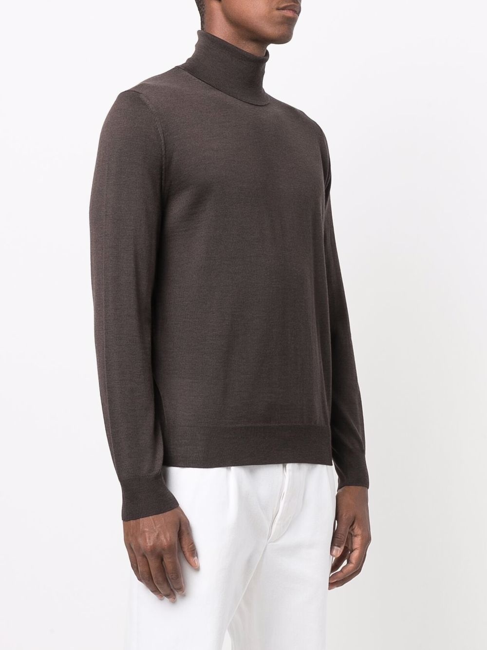 roll-neck merino wool jumper - 3