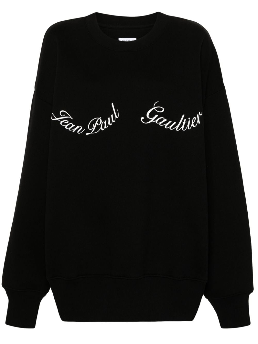 logo-print cotton sweatshirt - 1