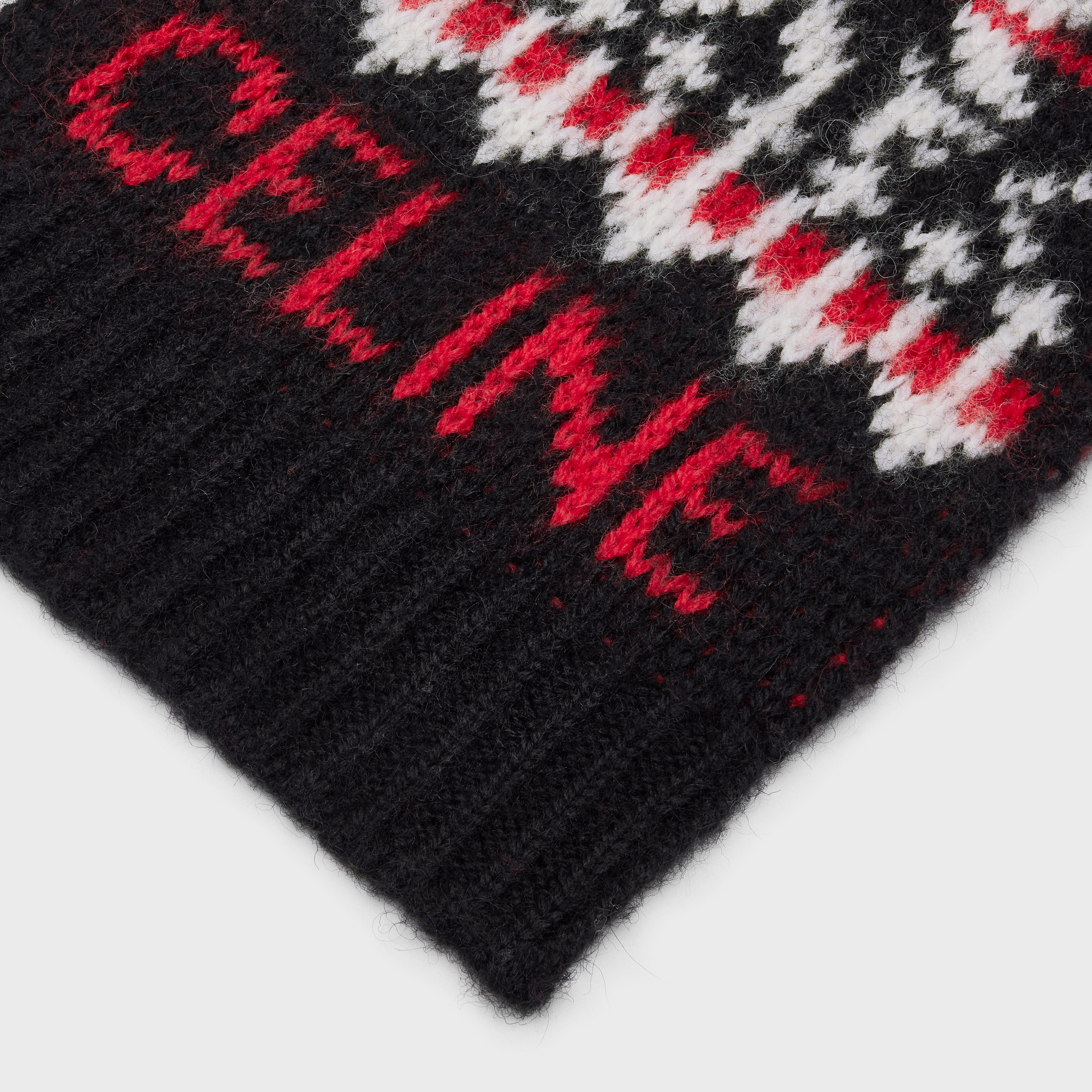 CELINE scarf in snowflake wool - 2