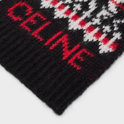 CELINE CELINE scarf in snowflake wool outlook