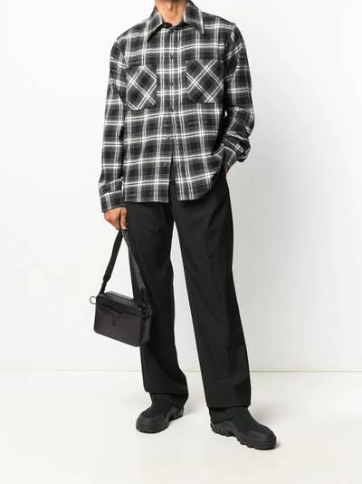 Off-White check-pattern tailored trousers outlook