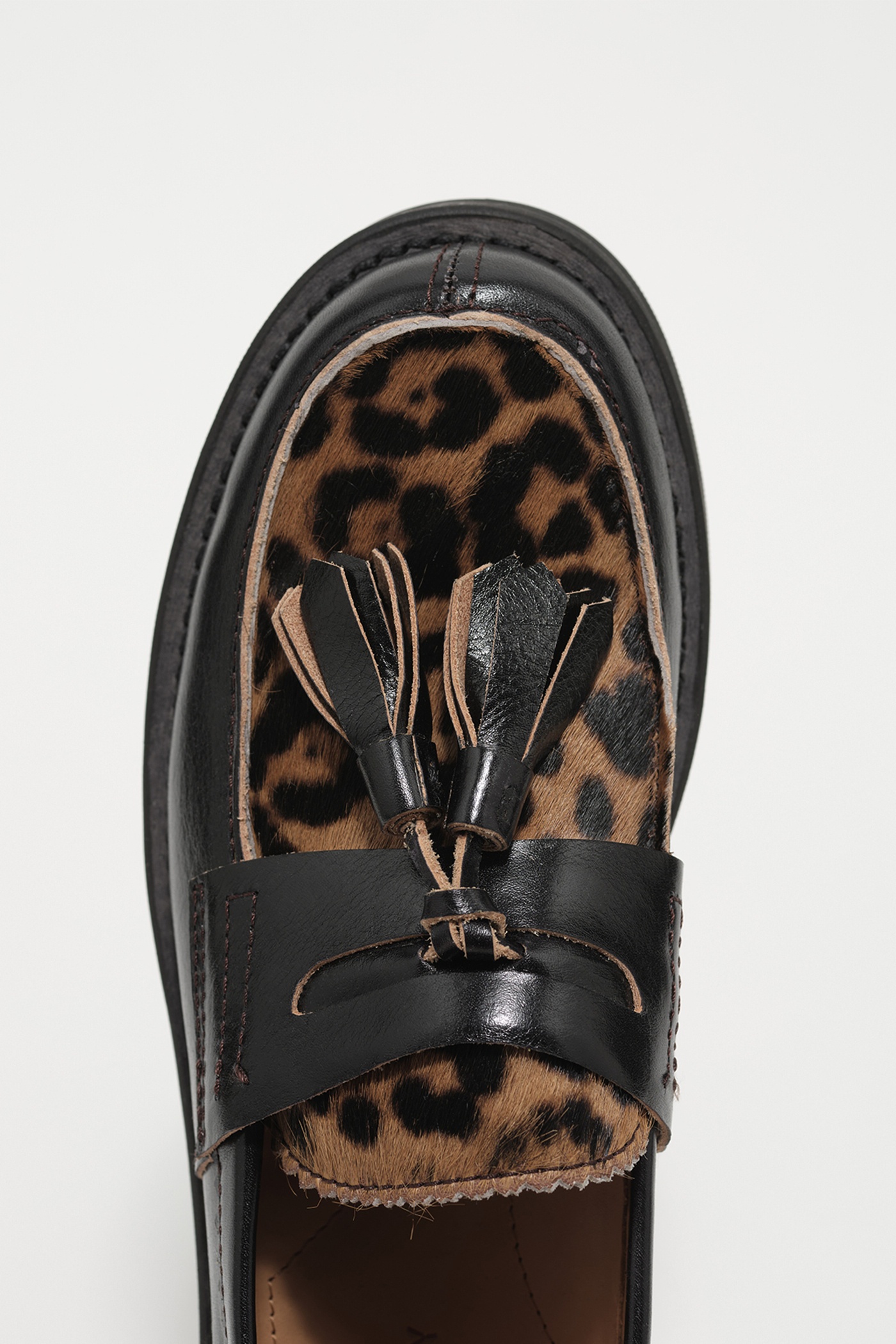 Tassel Loafer Honky Tonk Leo Hair On Hide - 2