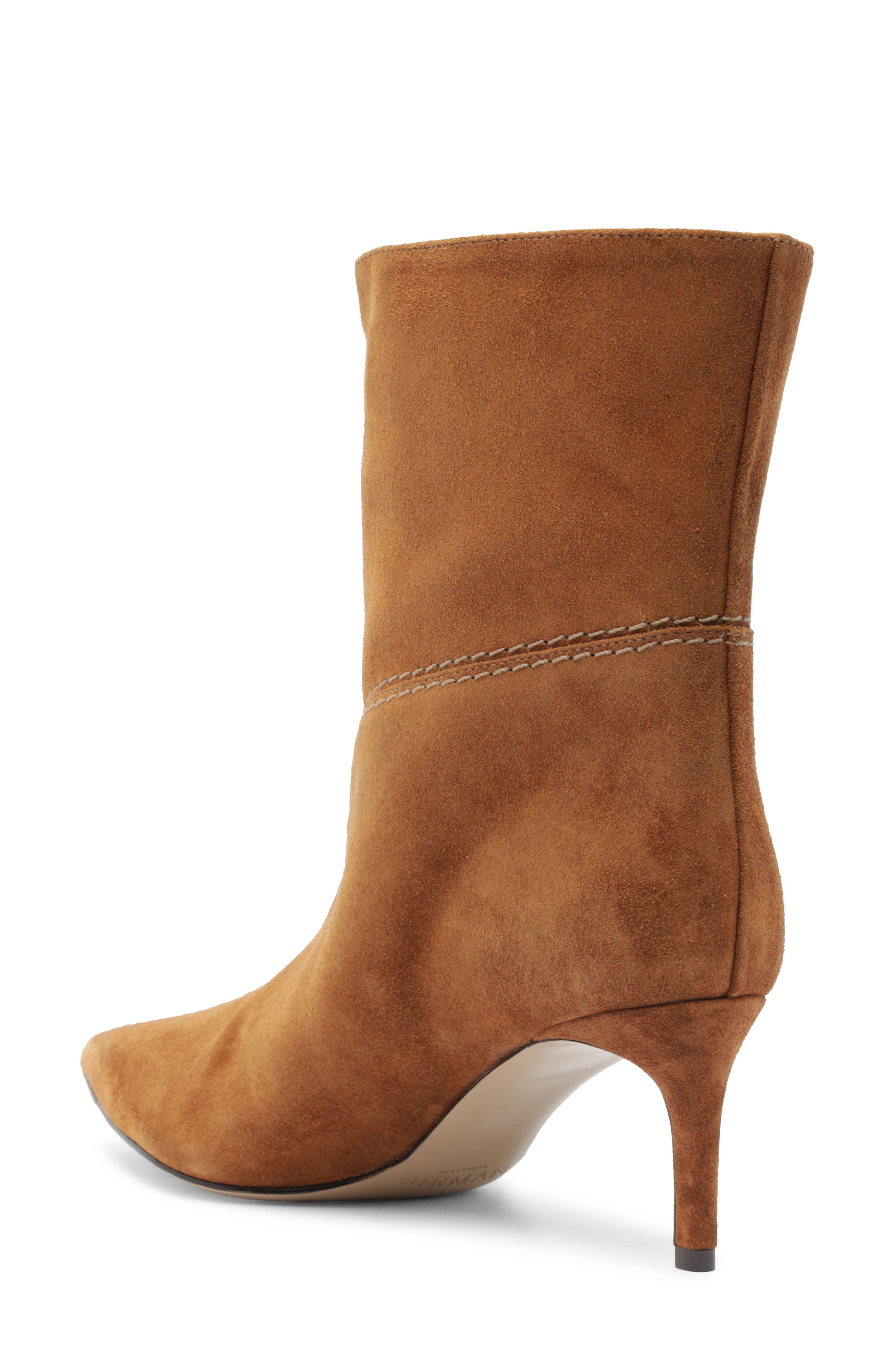Alexandre Birman Malva Pointed Toe Bootie in Espresso at Nordstrom - 2
