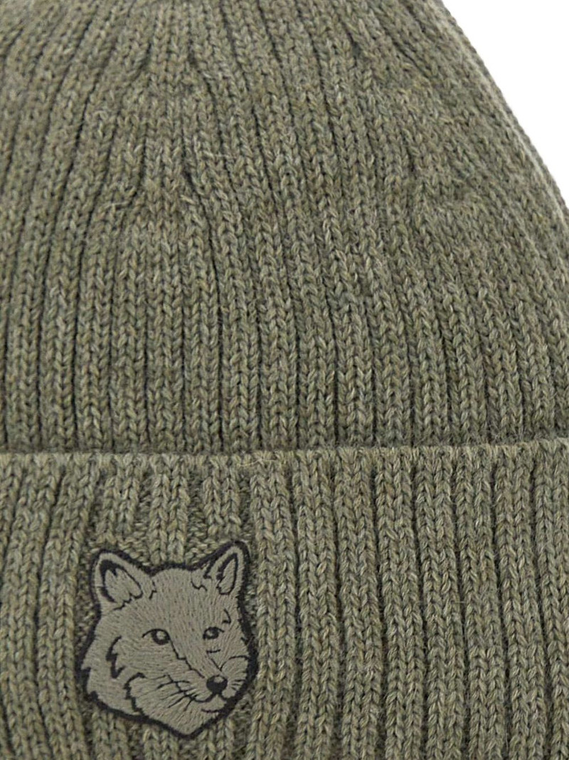 fox-head ribbed beanie 5