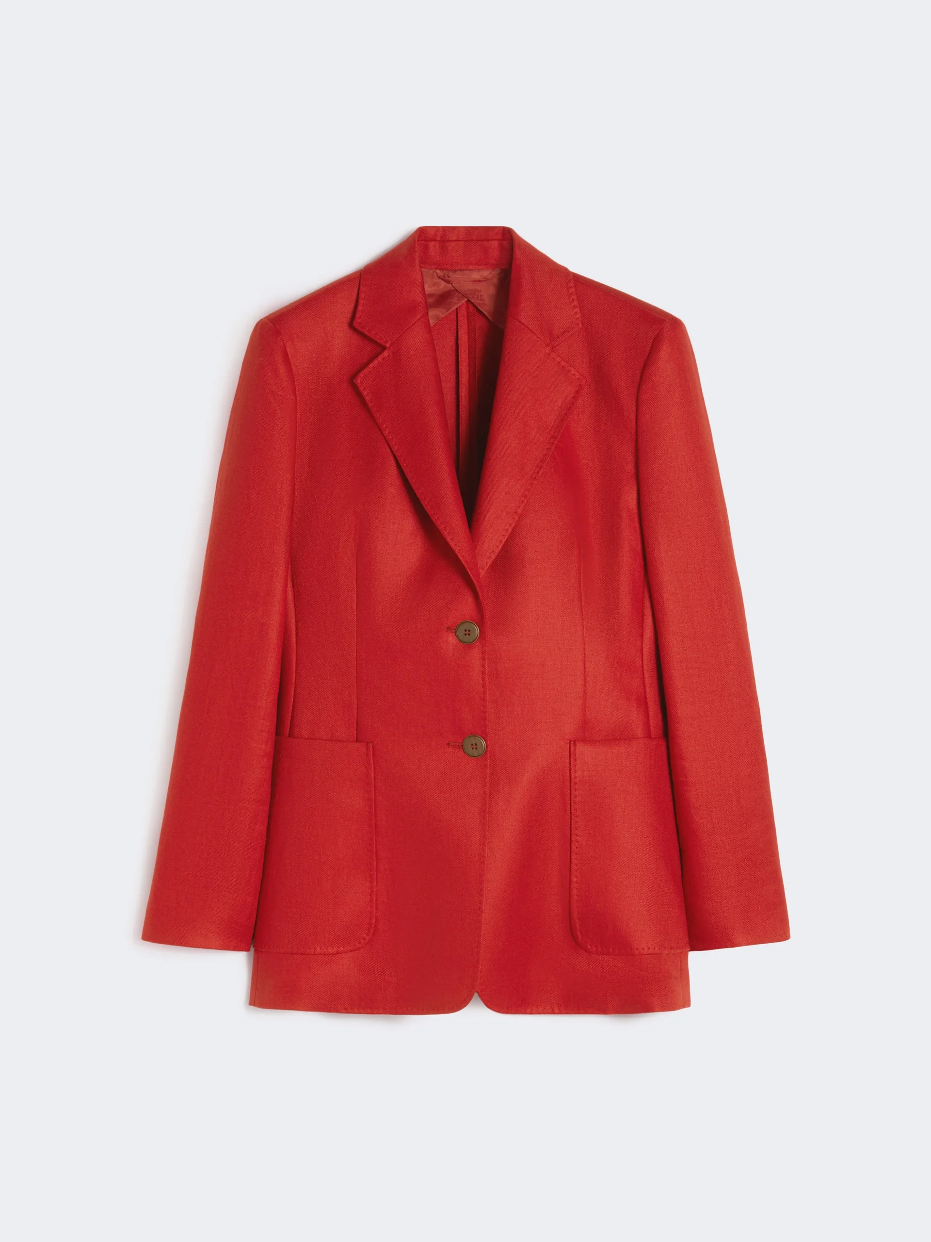Pure linen blazer - RED - 1