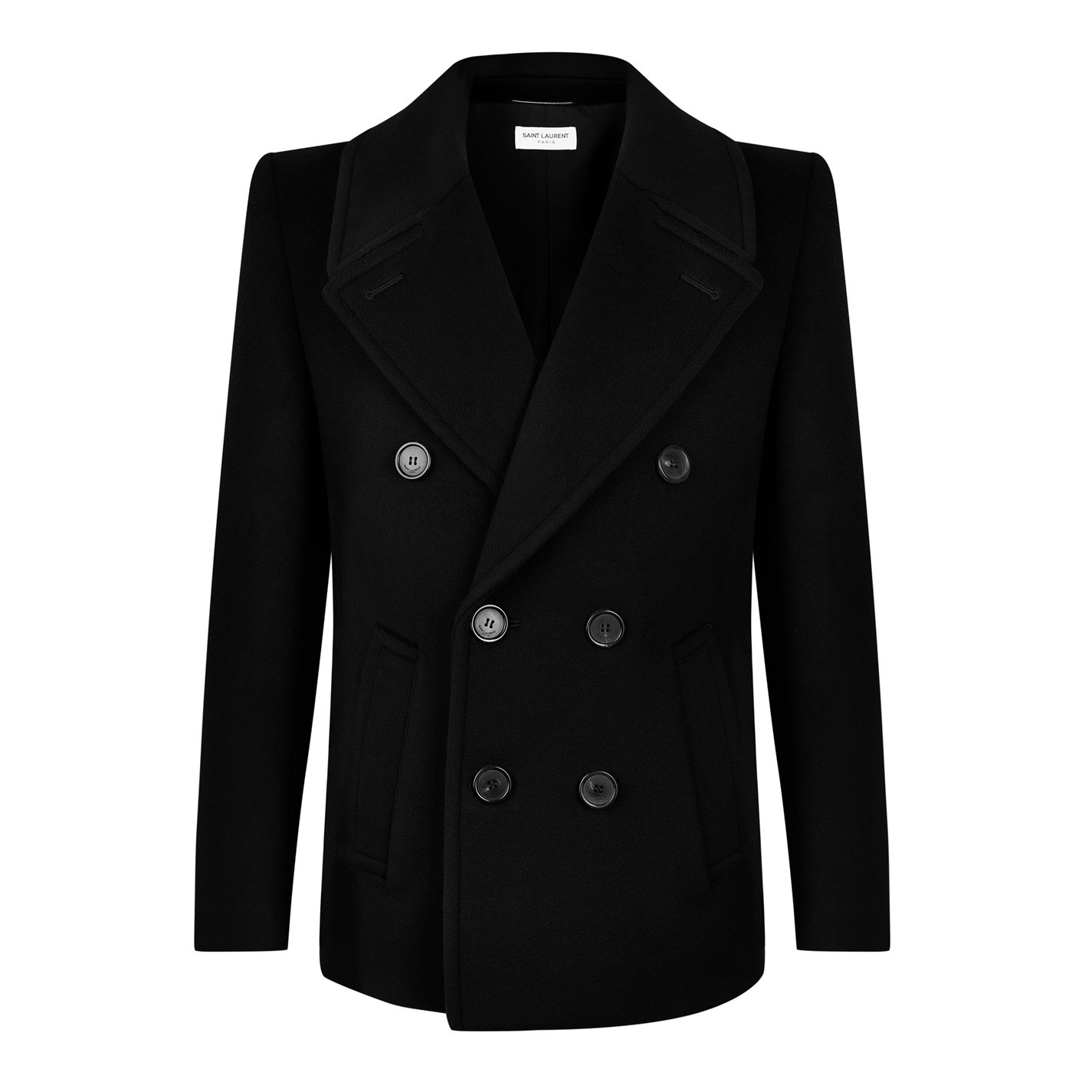 SAINT LAURENT SAINT WOOL PEACOAT SN34 | cruisefashion