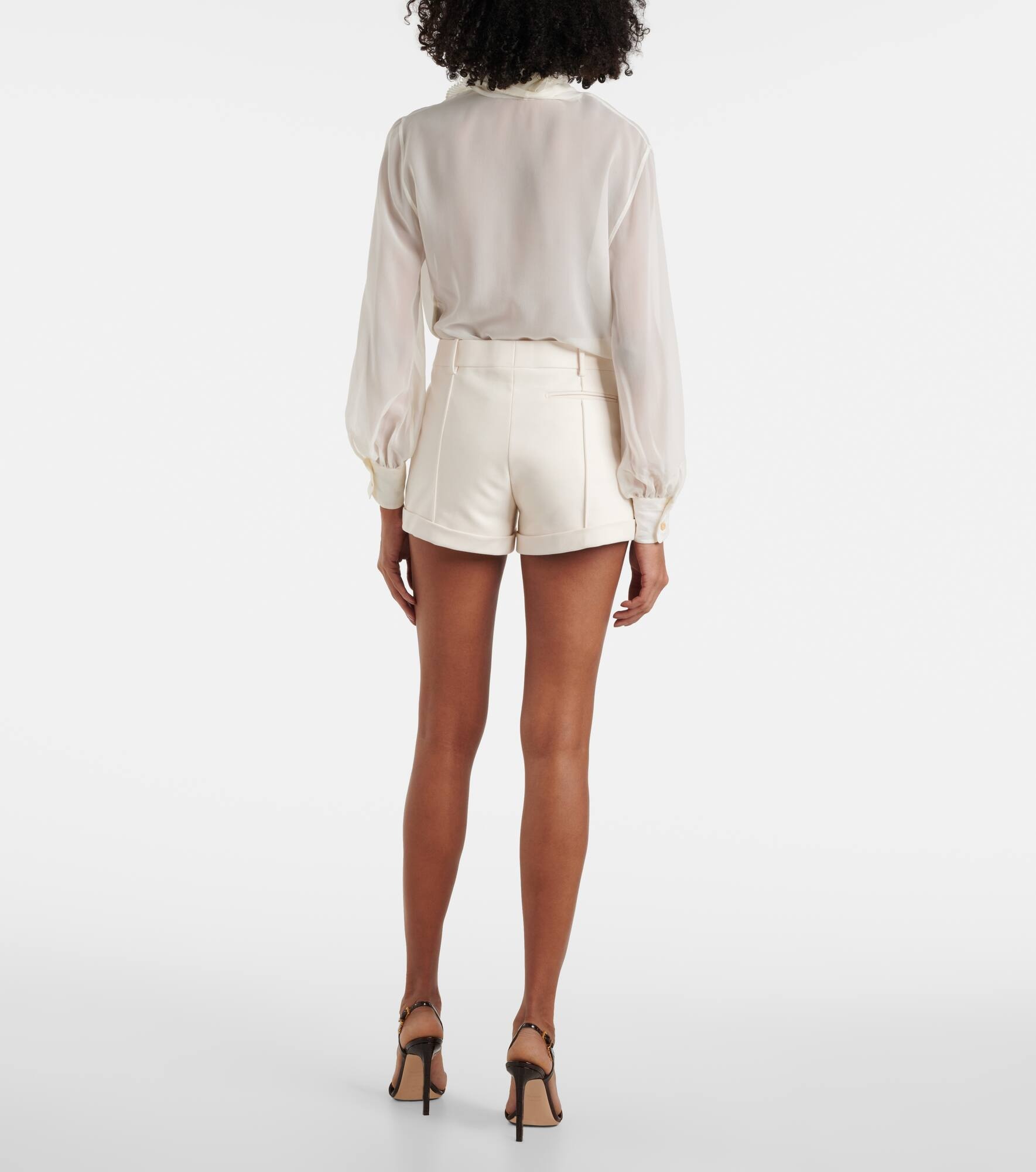 Cotton-blend shorts - 3