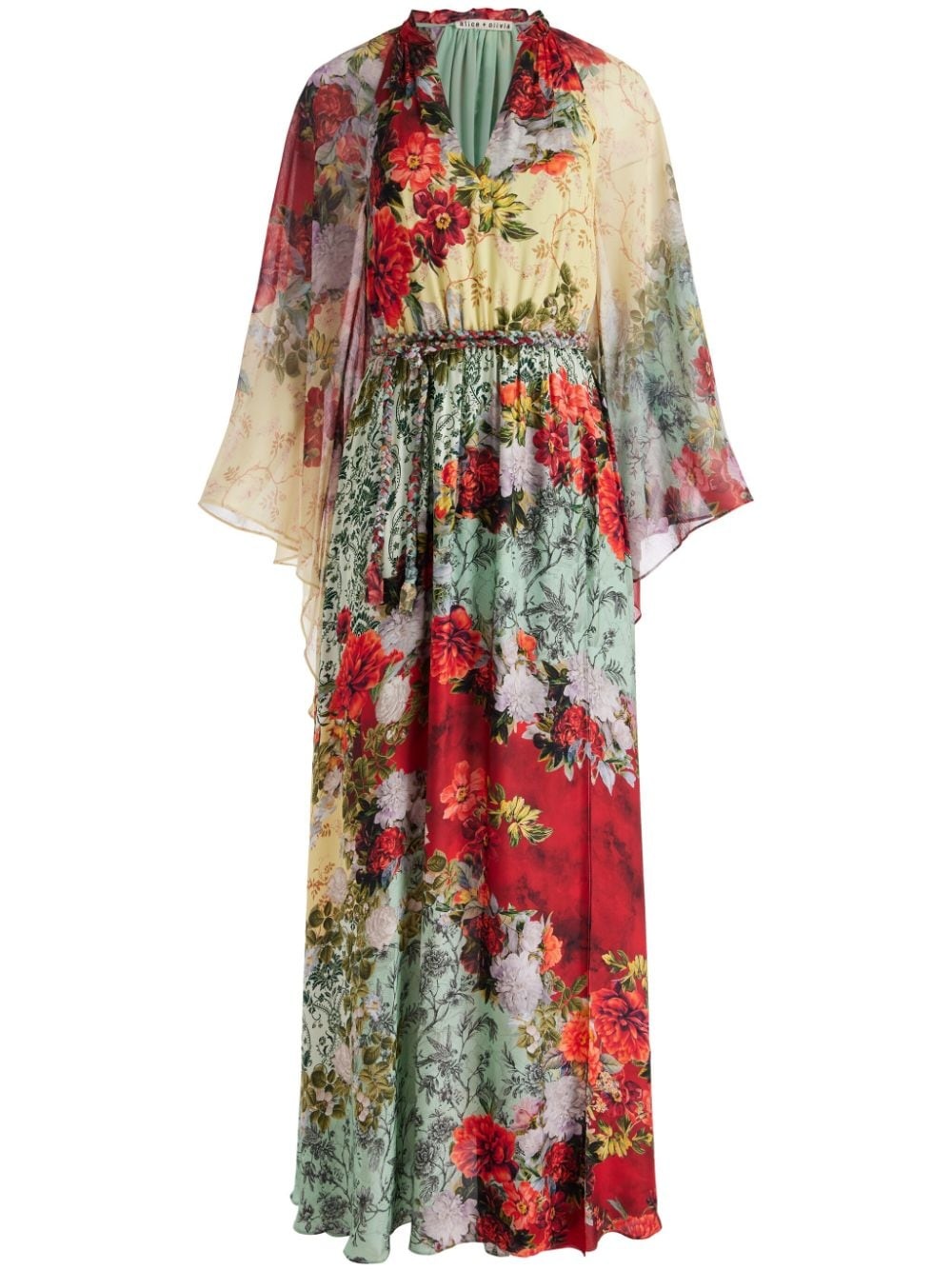 Malinda floral-print maxi dress - 1